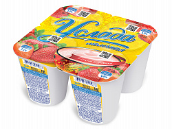 БЗМЖ ЙОГУРТ УСЛАДА КЛУБНИКА 1,2% 95ГР