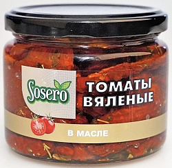 ТОМАТЫ ВЯЛЕНЫЕ В МАСЛЕ SOSERO 290ГР
