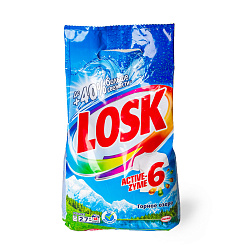 СТИРАЛЬНЫЙ ПОРОШОК ЛОСК ГОРНОЕ ОЗЕРО 2,7КГ