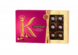 НАБОР КОНФЕТ А.КОРКУНОВ КОЛЛЕКЦИЯ ТЕМН/МОЛ ШОКОЛАДА 165Г